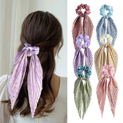 Silk Scarf Scrunchie (Free Gift) (Please add to cart first.)