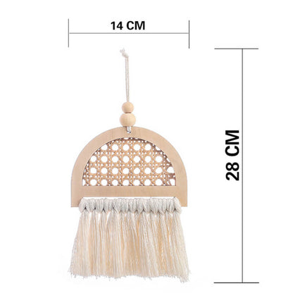 Simple Hand Woven Tassel Wall Hanging