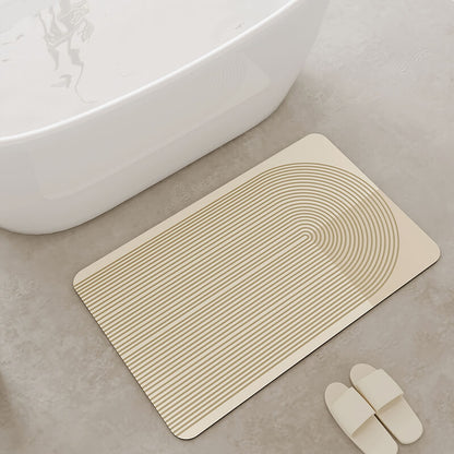 Simple Line Diatom Mud Bath Mat