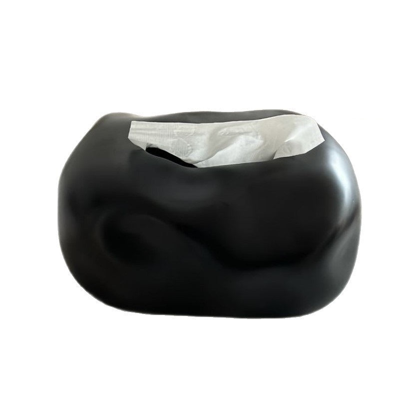Simple Solid Color Ceramic Tissue Box