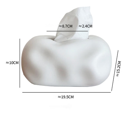 Simple Solid Color Ceramic Tissue Box