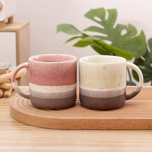 Tasse en céramique à dégradé de couleurs simple
