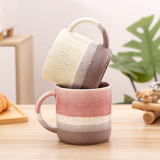 Tasse en céramique à dégradé de couleurs simple