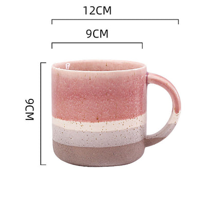 Tasse en céramique à dégradé de couleurs simple