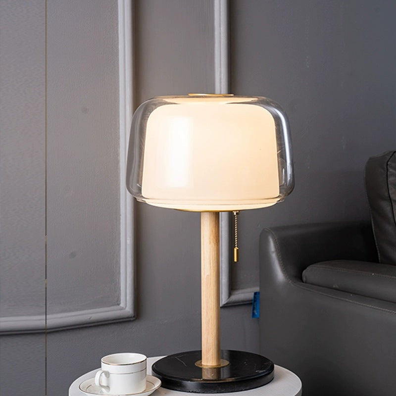 Simple Home Decor Glass Table Lamp