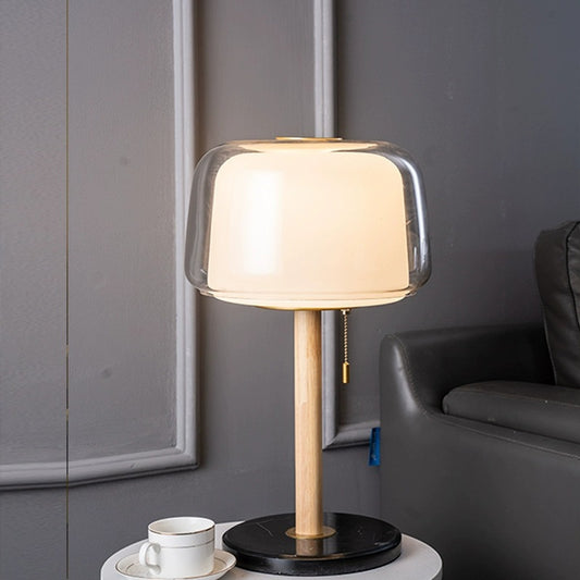 Simple Home Decor Glass Table Lamp