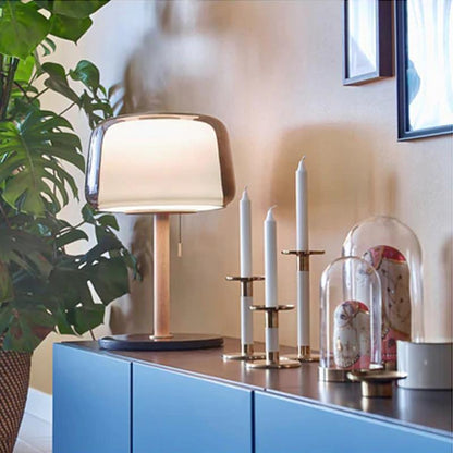 Simple Home Decor Glass Table Lamp