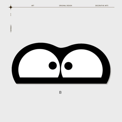 Slanted Eye Bathroom Floor Mat