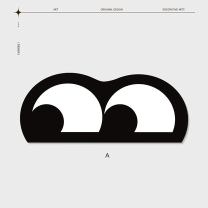Slanted Eye Bathroom Floor Mat