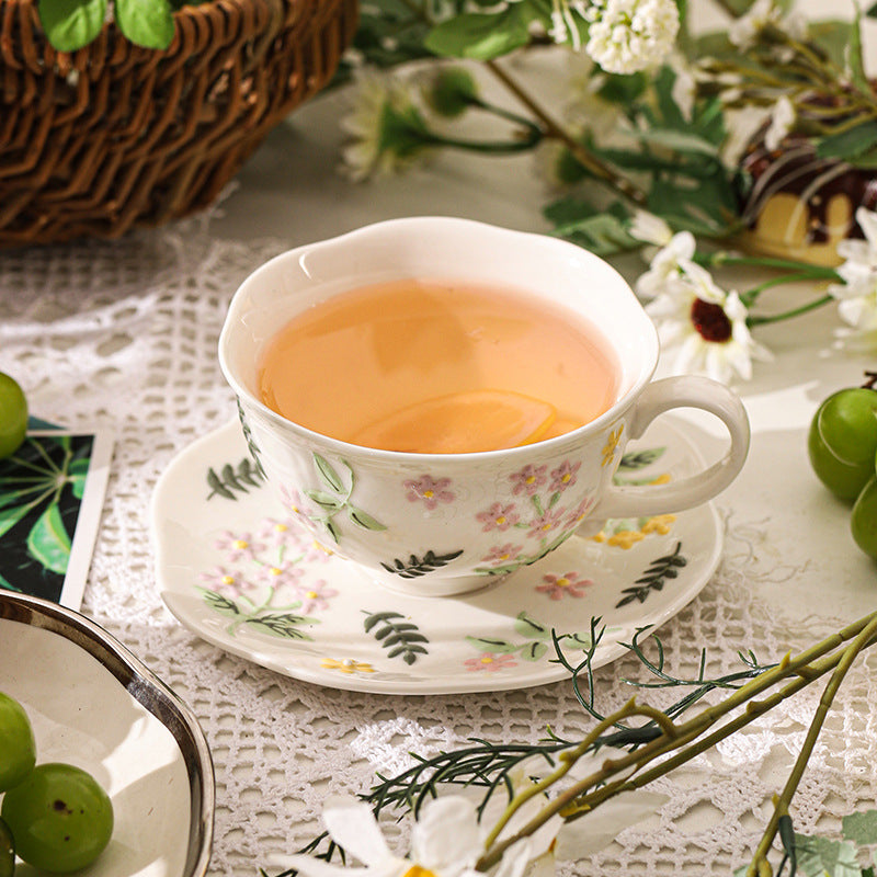 Small Floral Ceramic Mug