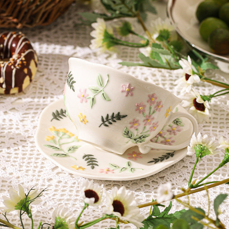 Small Floral Ceramic Mug