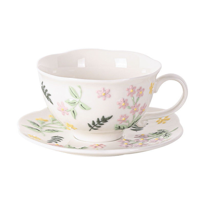 Small Floral Ceramic Mug