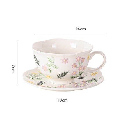 Small Floral Ceramic Mug