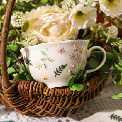 Small Floral Ceramic Mug