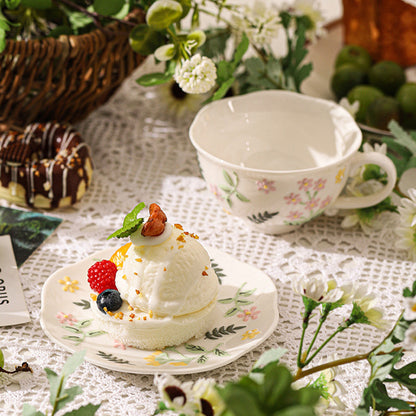 Small Floral Ceramic Mug