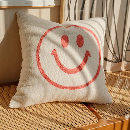 Smile Throw Pillow Cover