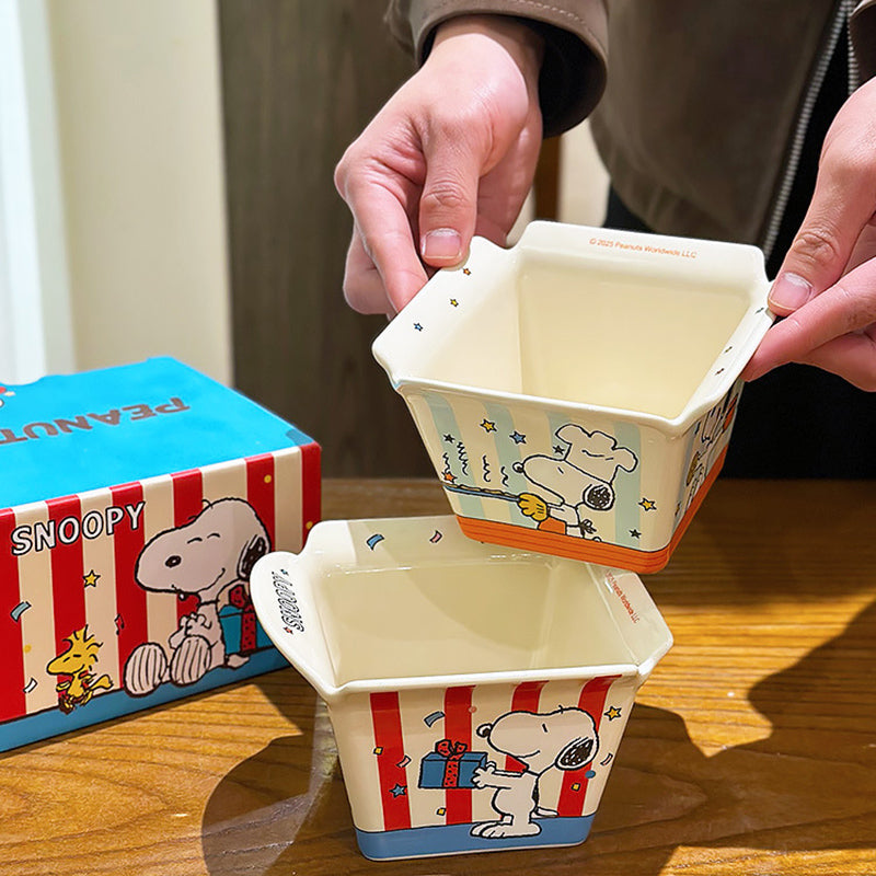 Snoopy Ceramic French Fry Bowl