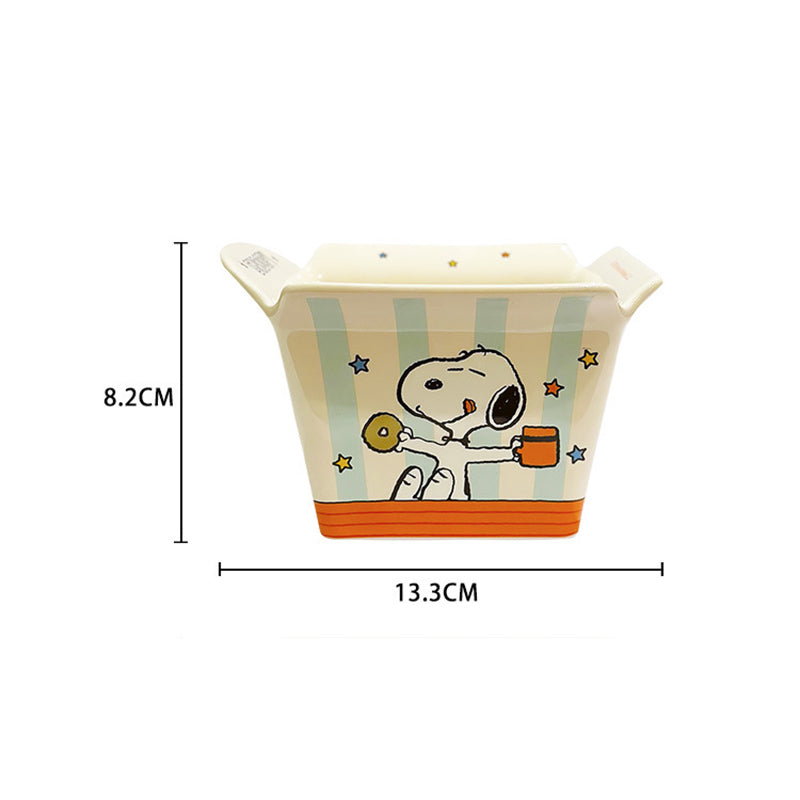 Snoopy Ceramic French Fry Bowl