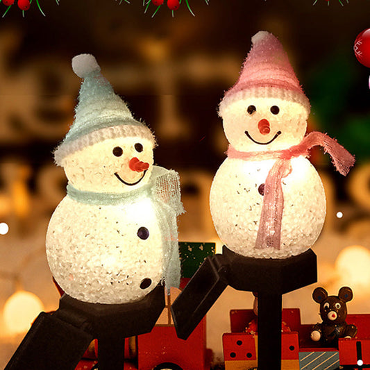 Solar Snowman Outdoor Decorative Light