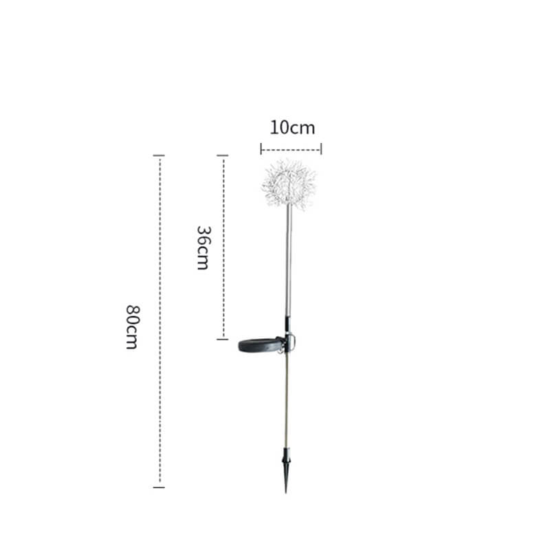 Solar Dandelion Outdoor Decorative Light 