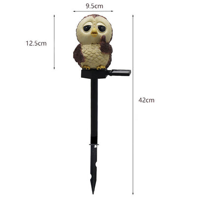 Solar Owl Outdoor Decorative Lights 