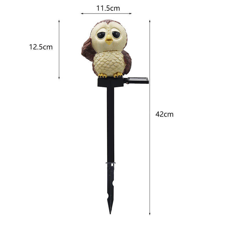 Solar Owl Outdoor Decorative Lights 