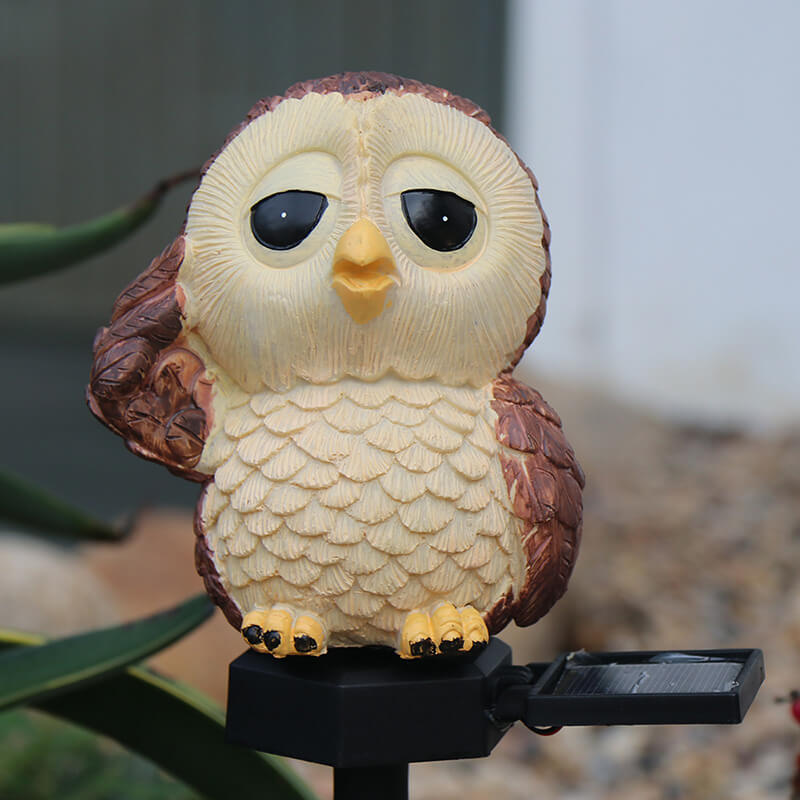 Solar Owl Outdoor Decorative Lights 