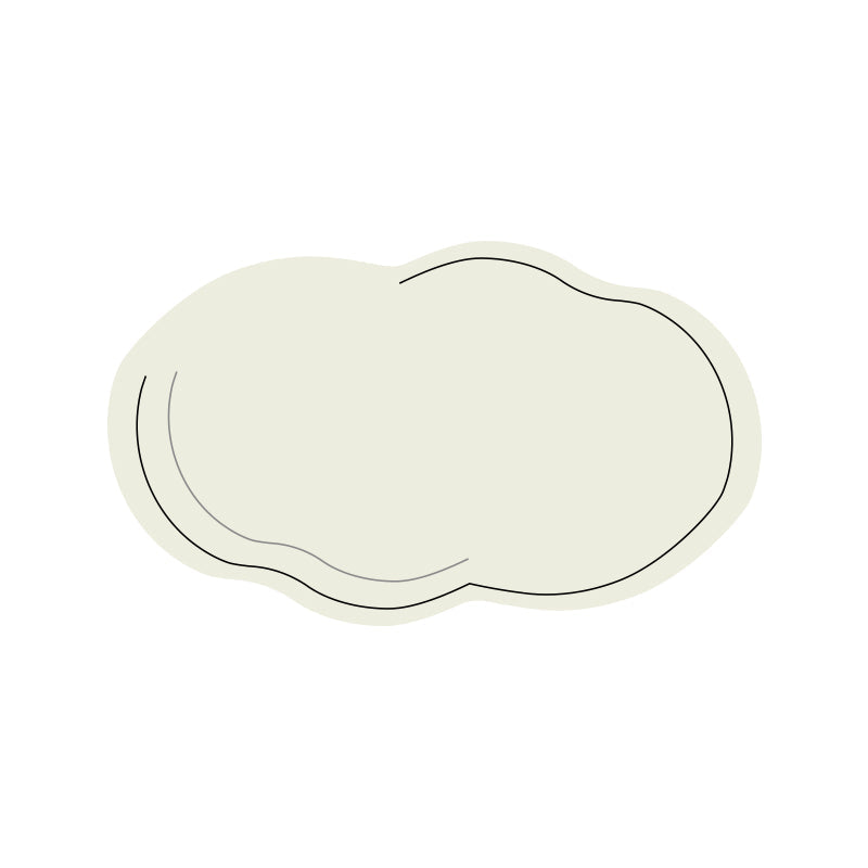 Solid Color Cloud Diatom Mud Bath Mat