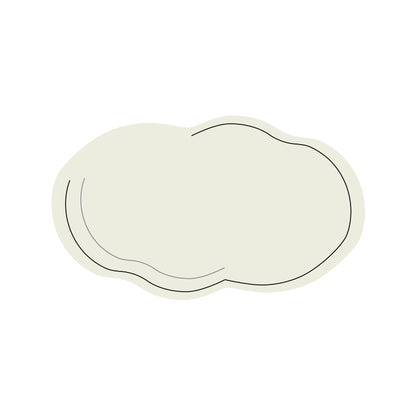 Solid Color Cloud Diatom Mud Bath Mat