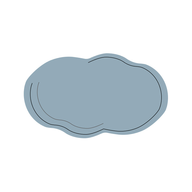 Solid Color Cloud Diatom Mud Bath Mat