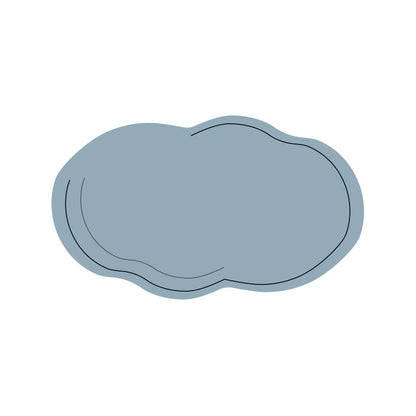 Solid Color Cloud Diatom Mud Bath Mat