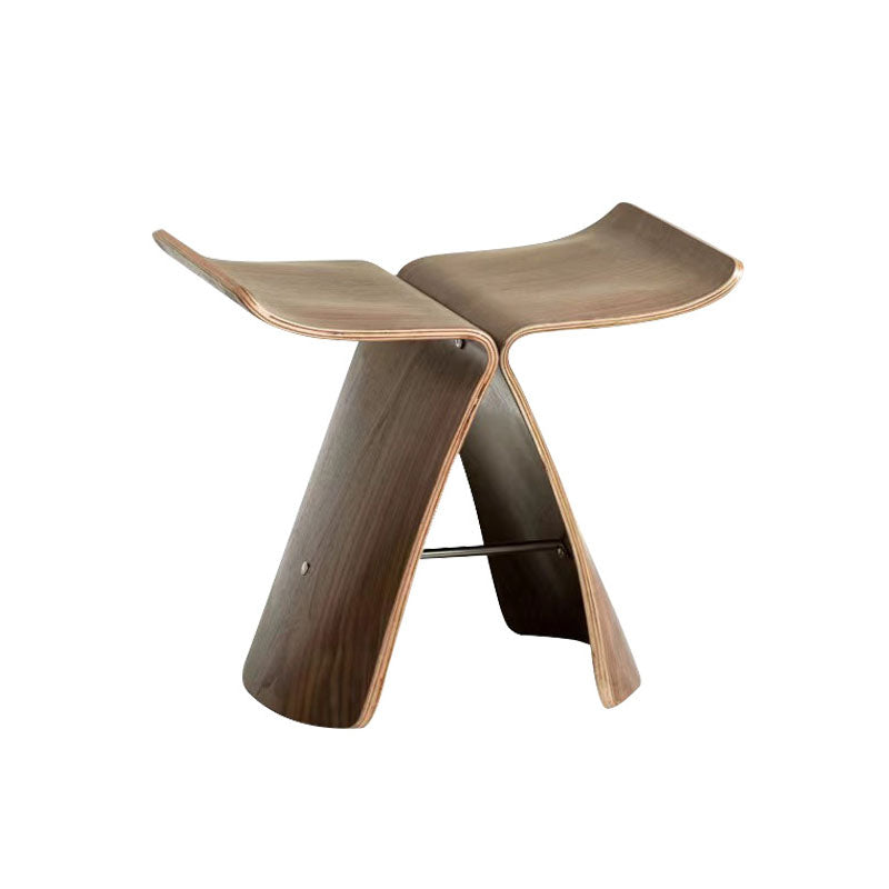 Solid Wood Butterfly Stool