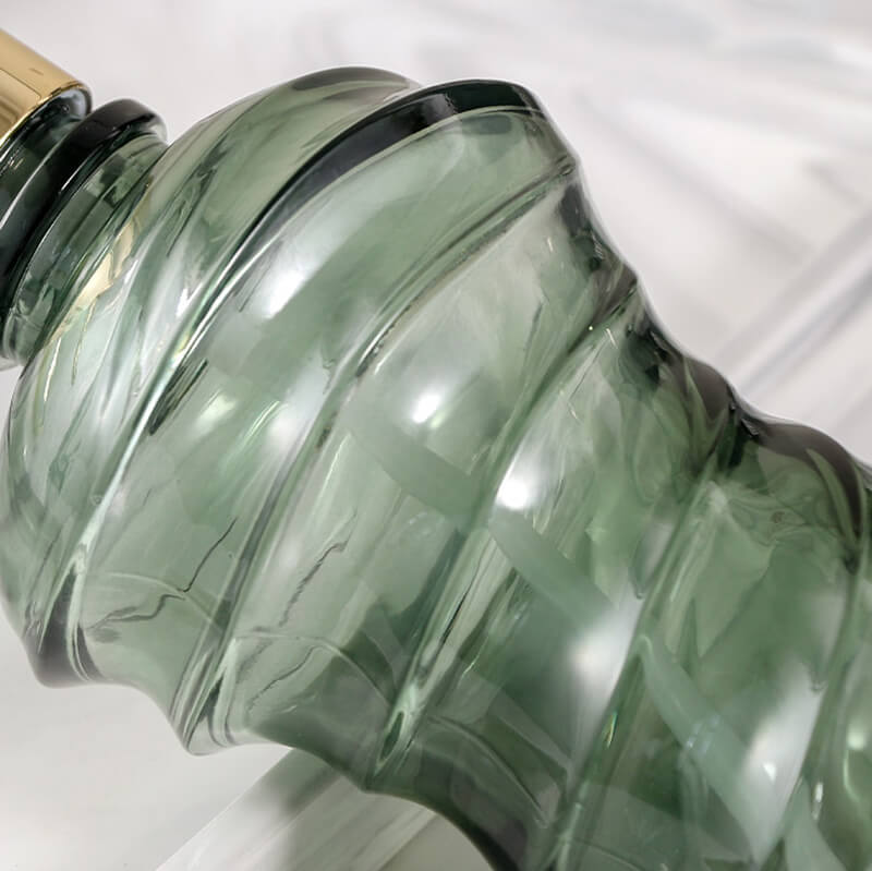 Spiral Glass Soap Dispenser