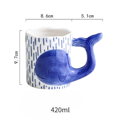 Spring Whale Ceramic Mug