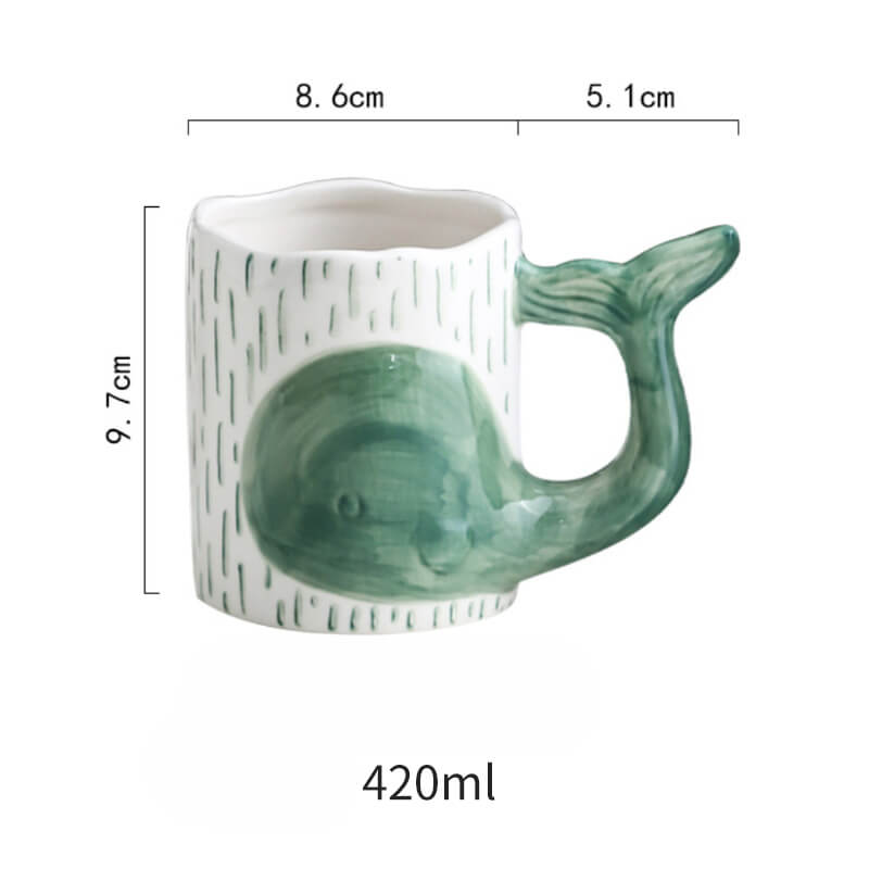 Spring Whale Ceramic Mug