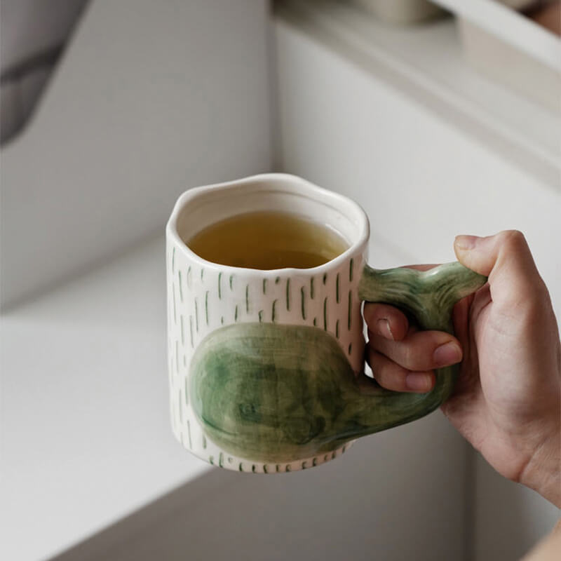 Spring Whale Ceramic Mug