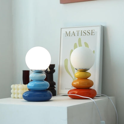 Stacked Stone Creative Table Lamp