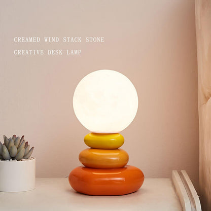 Stacked Stone Creative Table Lamp