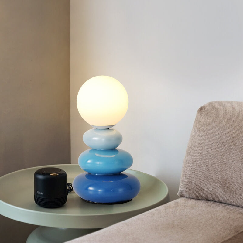 Stacked Stone Creative Table Lamp