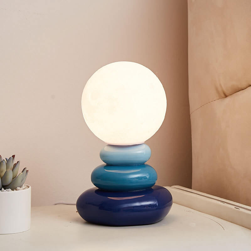 Stacked Stone Creative Table Lamp