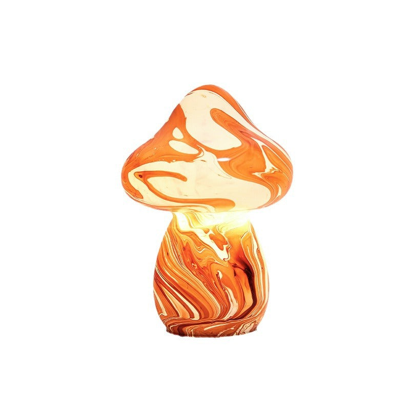 Stained Glass Mushroom Lamp