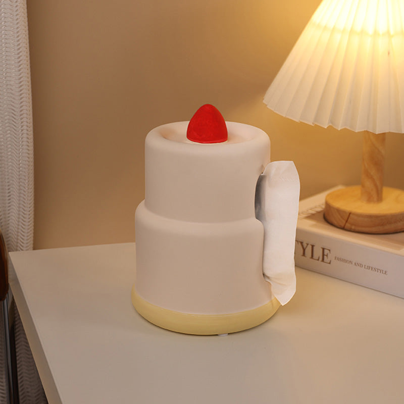 Strawberry Cake Ceramic Tissue Box