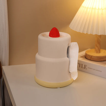 Strawberry Cake Ceramic Tissue Box