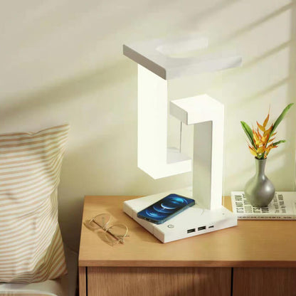 Suspended Wireless Charging Table Lamp