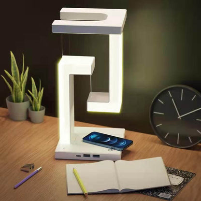 Suspended Wireless Charging Table Lamp