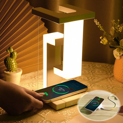 Suspended Wireless Charging Table Lamp