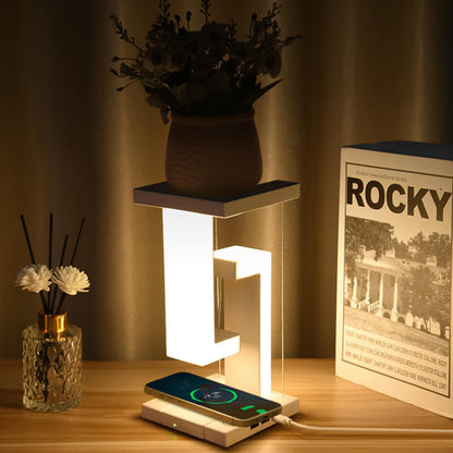 Suspended Wireless Charging Table Lamp