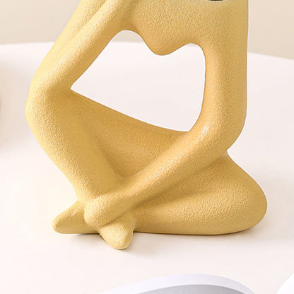 Thinker Ceramic Vase