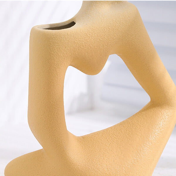 Thinker Ceramic Vase