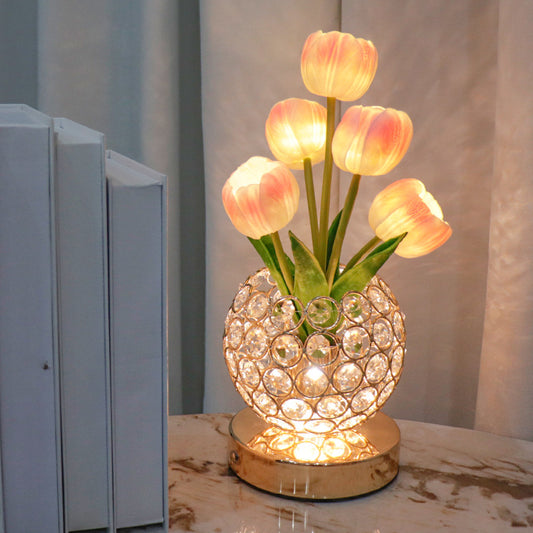 Tulip Round Crystal Mood Light